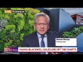 Nvidia CEO Huang on Blackwell Sales, Vera Rubin and China