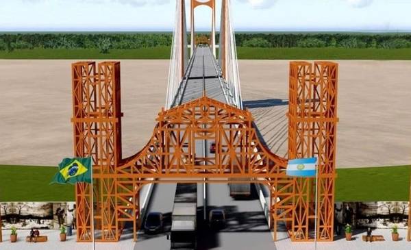 Será clave para el comercio: construyen un nuevo puente que conectará Brasil y Argentina
