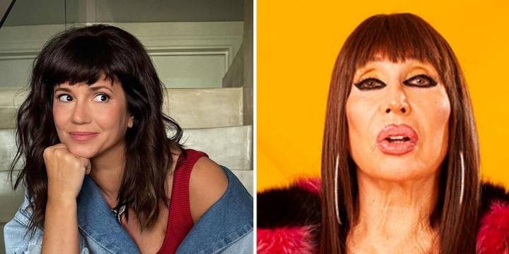 Griselda Siciliani mostró las primeras imágenes como Moria Casán para la serie sobre su vida