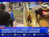 Surquillo: Vecino se salva de ser asaltado por delincuentes en camioneta de lujo