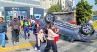 San Borja: reportan choque de dos autos en cruce de avenida Angamos con Velazco Astete accidente vehicular últimas