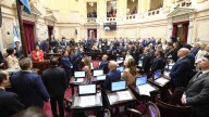 Juran todos los senadores electos menos la libertaria Lorena Villaverde: está cuestionada por su vículo con Fred Machado