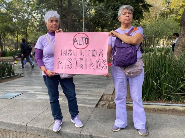 Marcha 25N: Colectivos avanzan en distintos puntos del Centro Histórico de la CDMX