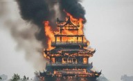 Así quedó uno de los patrimonios históricos de China tras feroz incendio en el templo budista de 1.500 años