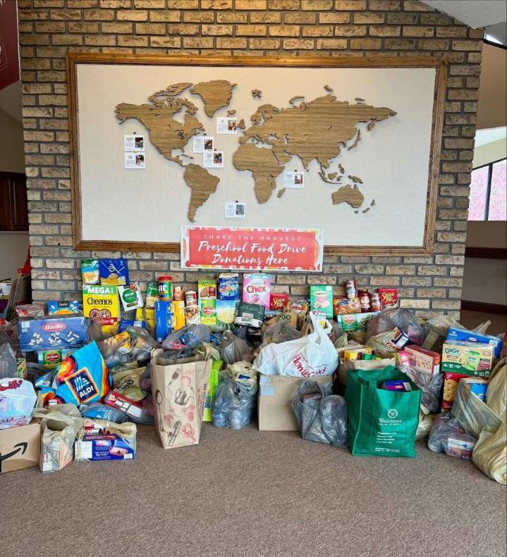 Cranberry church donates 2,100 pounds of food for local families