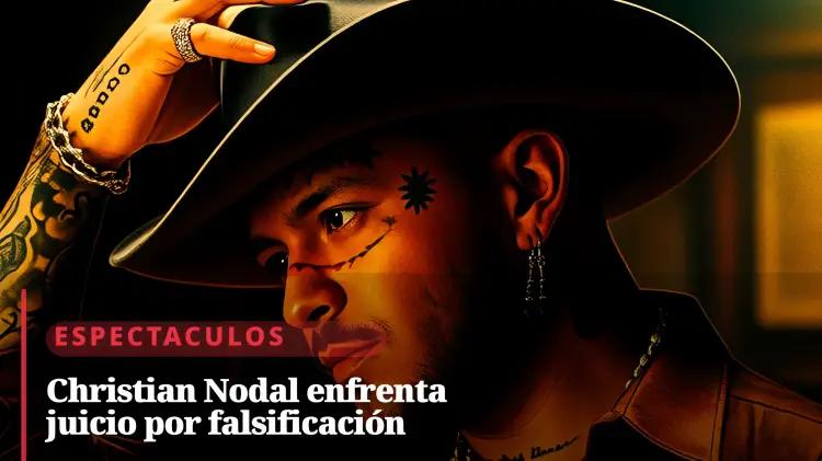 Christian Nodal enfrenta audiencia judicial por falsificación de documentos ante la Fiscalía