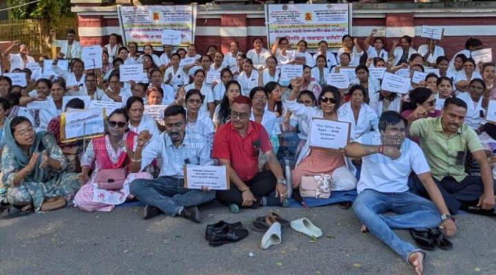 NHM employees’ strike enters third day across Assam, health services hit