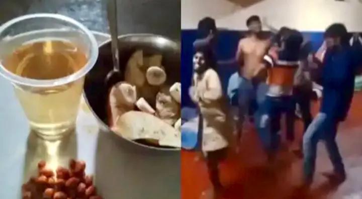 It’s Party Time Inside Bengaluru Central Jail; Inmates Seen Enjoying Liquor, Dancing