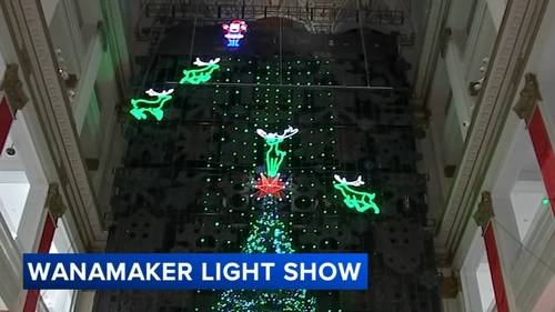 Wanamaker Light Show returns to continue Philadelphia holiday tradition after year of uncertainty