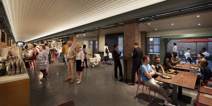 Cleveland Mayor Bibb gets progress report on West Side Market renovations