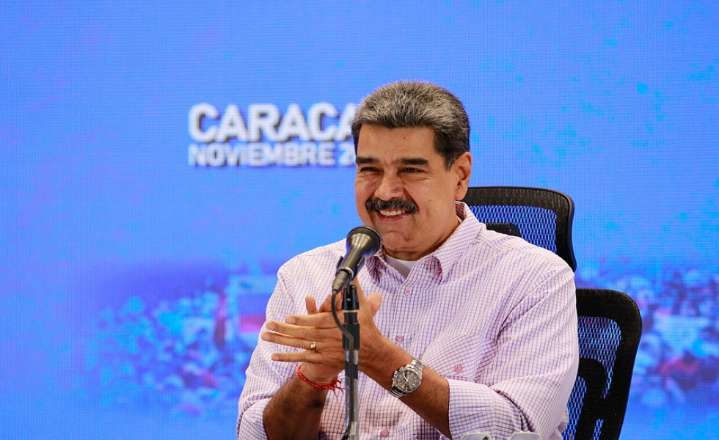 Presidente Maduro afirma que la primera exportación de gas hacia Colombia está lista 20 de noviembre de 2025 | País El Ejecutivo exhortó a la clase obrera de Venezuela a elevar la producción de gas. P