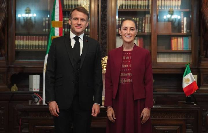 Sheinbaum y Macron fortalecen la cooperación bilateral