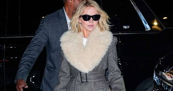 Sydney Sweeney's Back-To-Back Fur Collar Fits Are Giving Fall