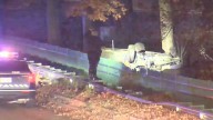 Police respond to rollover crash on Storrow Drive