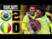 Video, resumen completo y goles Brasil vs. Senegal (2