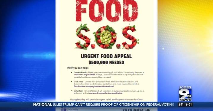 Catholic Community Services food pantry shelves face shortage as SNAP cuts loom