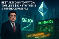 Best Altcoins Eye Rebound as Tom Lee Pitches $63K ETH; PEPENODE in Focus