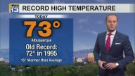 Record high temperatures possible again Friday