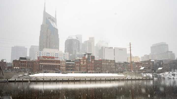 Nashville, Middle TN could see snow overnight Monday, forecast shows