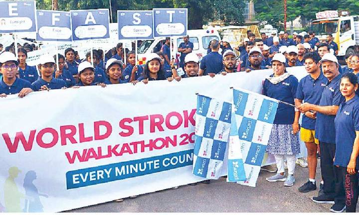 Naruvii Hospital organises Walkathon