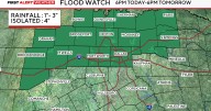 Flood watch in effect for North Texas as rain, storm chances increase Sunday