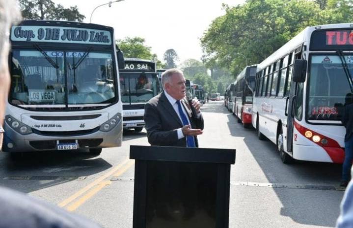Jaldo: "Con el sistema de transporte público que depende de provincia hay diálogo permanente"
