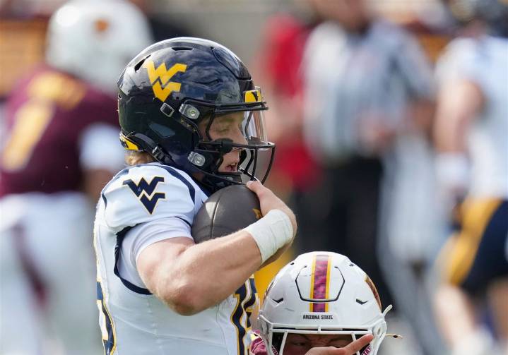 West Virginia battles but loses on late field goal to Arizona State