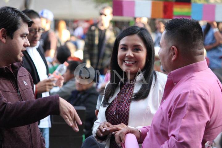 Mayra Chávez dice que primero es “trabajar por la gente y la 4T” para los que aspiren al 2027; destaca resultados de Montiel