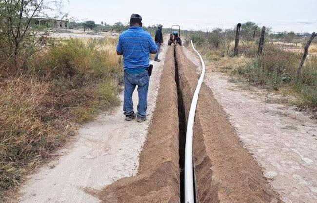 Instalan en Nava nueva red de agua