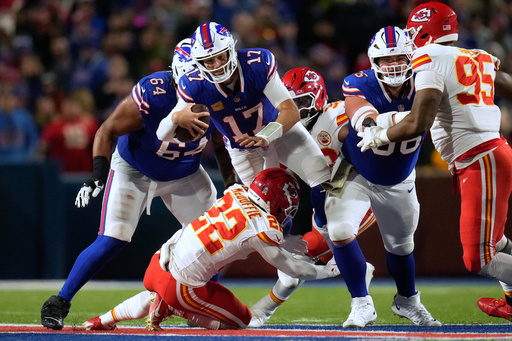 Allen logra tres anotaciones y los Bills derrotan 28