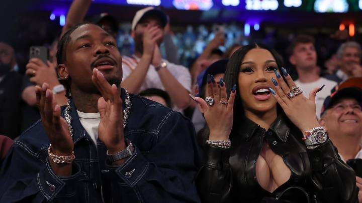 Cardi B shares first photos of baby with boyfriend Stefon Diggs