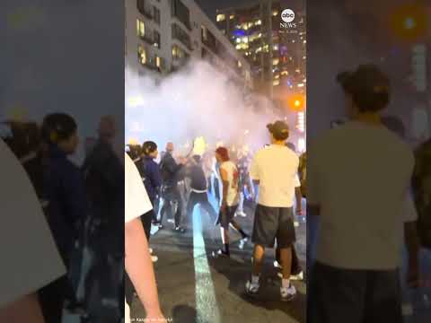 Los Angeles erupts, Dodgers fans take to streets after World Series win