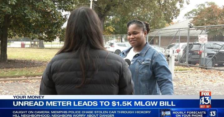 Woman gets $1,500 bill after MLGW skipped nine months of meter readings
