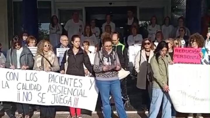 Protesta este martes por el recorte de personal frente al Hospital San Jorge