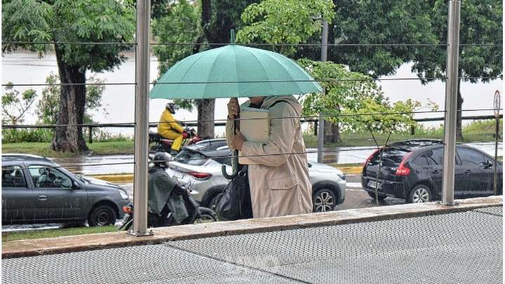 Miércoles gris, inestable y con lluvias en la ciudad de Santa Fe