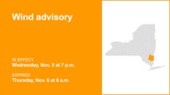 NY weather: Wind advisory for Ulster and Dutchess counties until Thursday morning