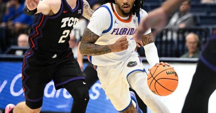Harding hits go-ahead jumper with 48 seconds left as TCU beats No. 10 Florida 84