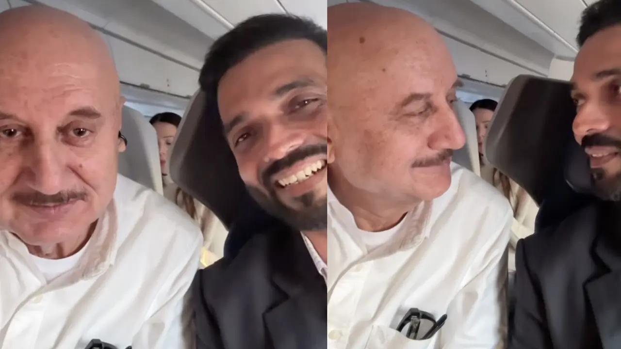 Anupam Kher reveals how a sudden flight scare altered his tone with cricketer Ajinkya Rahane