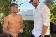 Juan Martin Del Potro se reunió con Carlos Alcaraz
