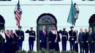 Trump welcomes Saudi crown prince to White House amid push for tighter security ties & major investments