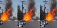 Pipa con tanques de gas explota en Mexicali y provoca fuerte movilización de emergencia
