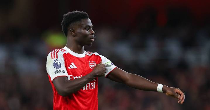 Arsenal players show true colours with support of Bukayo Saka after major life update