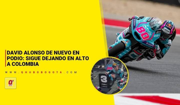 David Alonso de nuevo en podio: sigue dejando en alto a Colombia