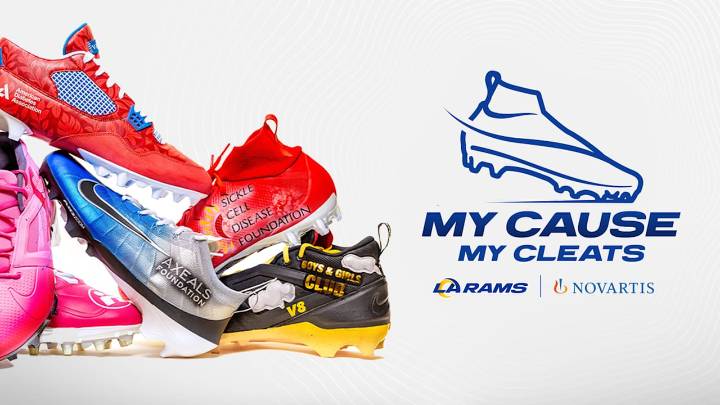 Record number of Los Angeles Rams players & coaches causes take the field on November 23 for 'My Cause My Cleats'