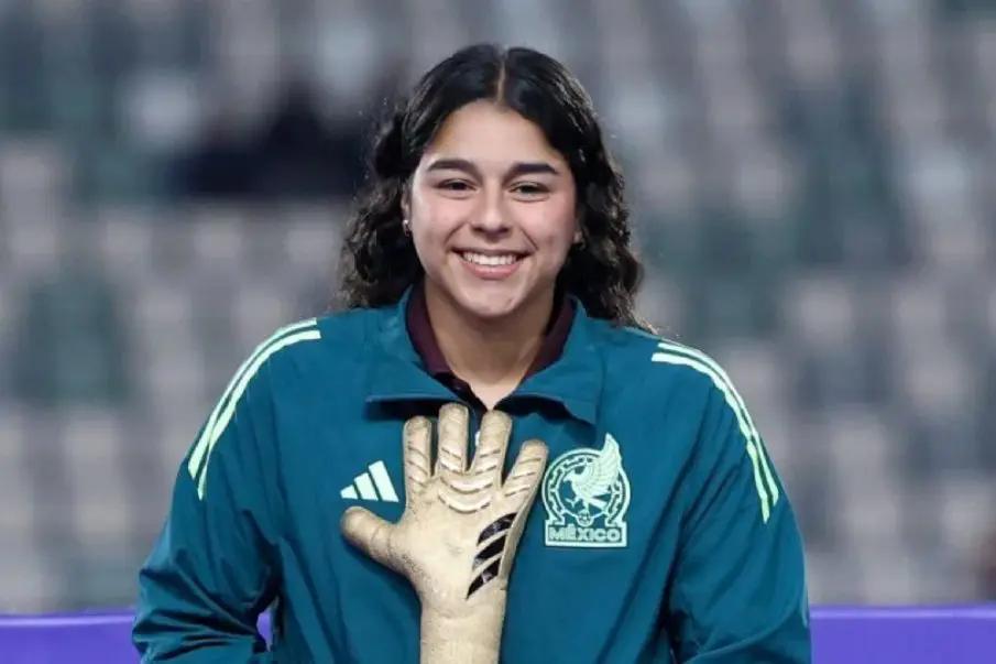 Portera mexicana Valentina Murrieta gana el Guante de Oro en el Mundial Sub