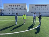 El Gobierno local impulsa la sustitución de césped en el campo de fútbol