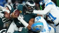 Jalen Hurts' lone touchdown leads Eagles to 16-9 victory over Lions in lackluster offensive game