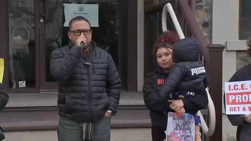ICE warehouse raid: Immigration activists protest after 46 taken into custody in Avenel, New Jersey