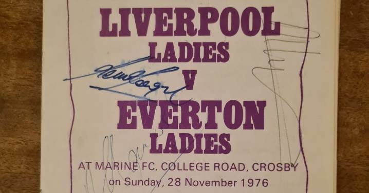 The 50-year old Liverpool v Everton women's match programme that shows how game has moved on