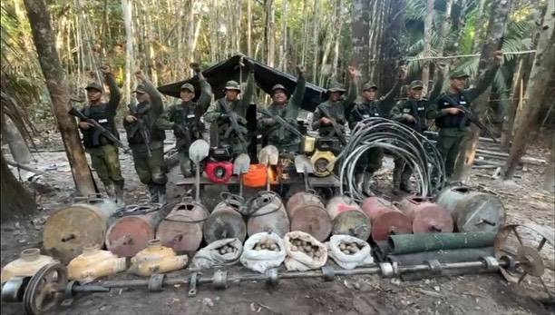 Nuevo campamento de minería ilegal en Amazonas